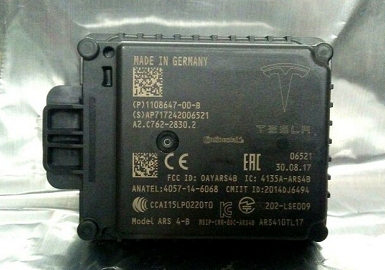 Tesla radar sensor