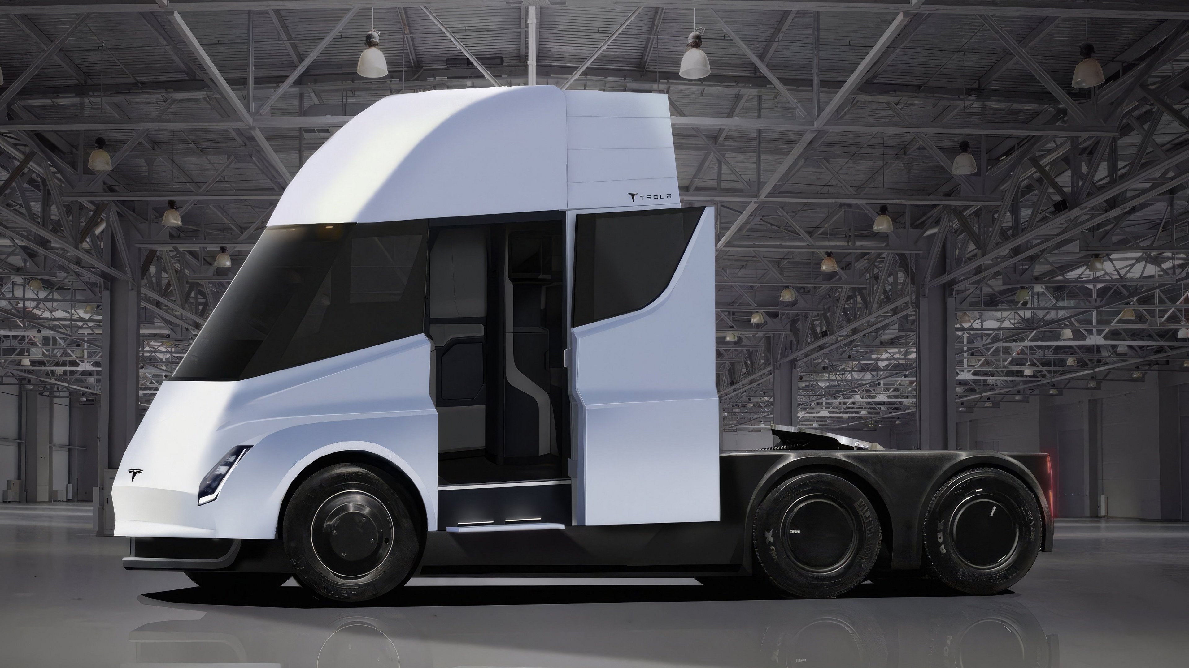 Tesla Semi  side view