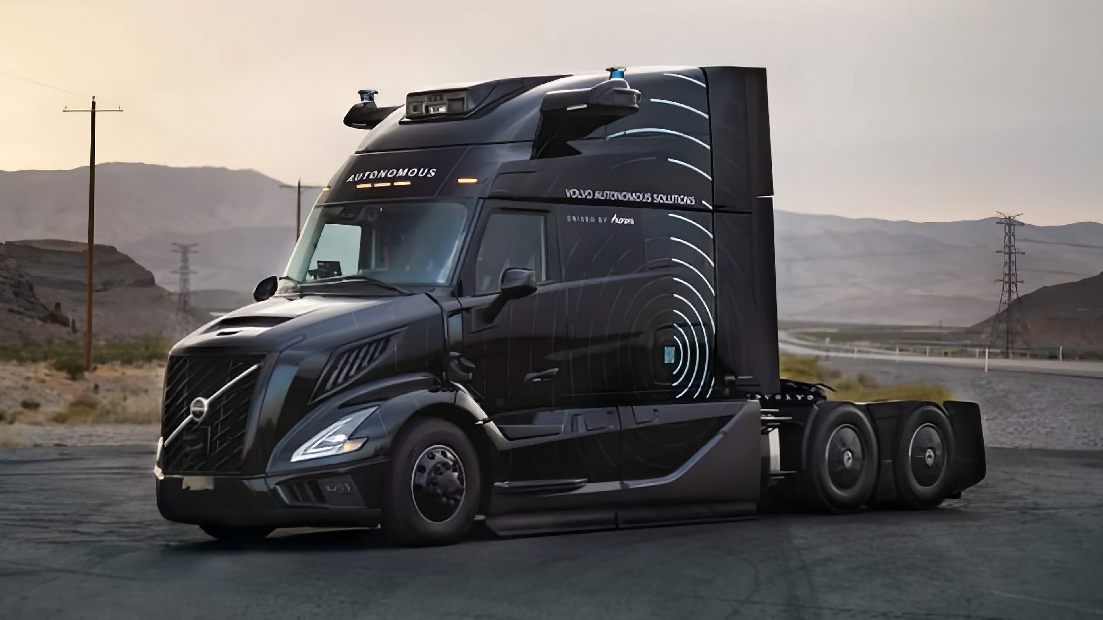 Volvo VNL Autonomous  side view