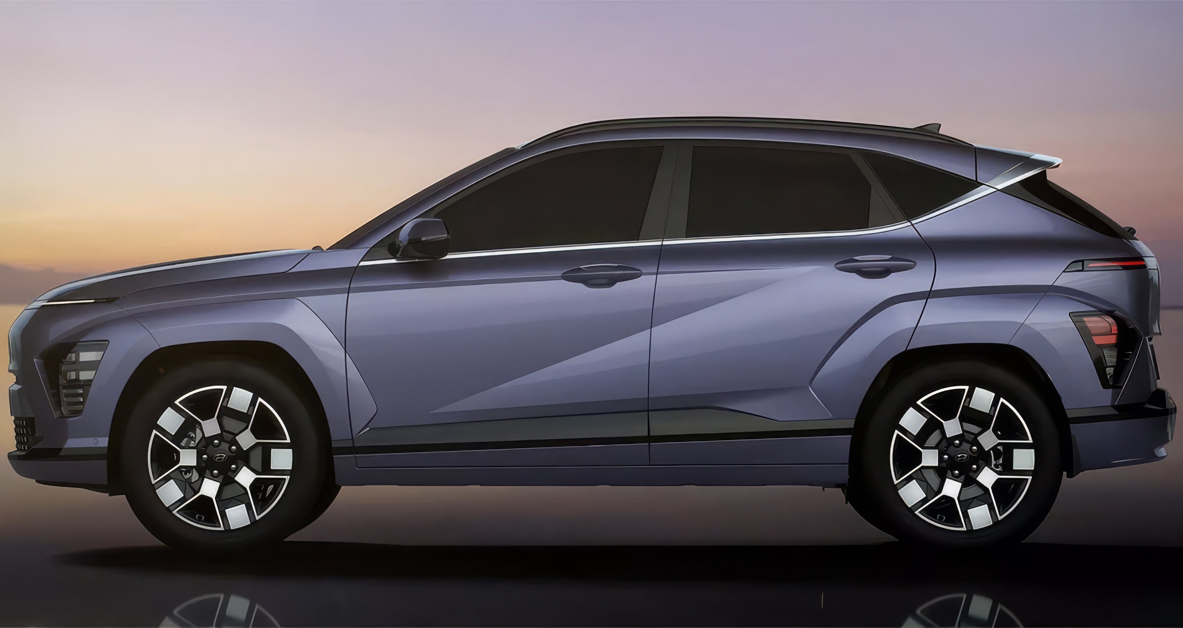 Hyundai KONA Electric  side view