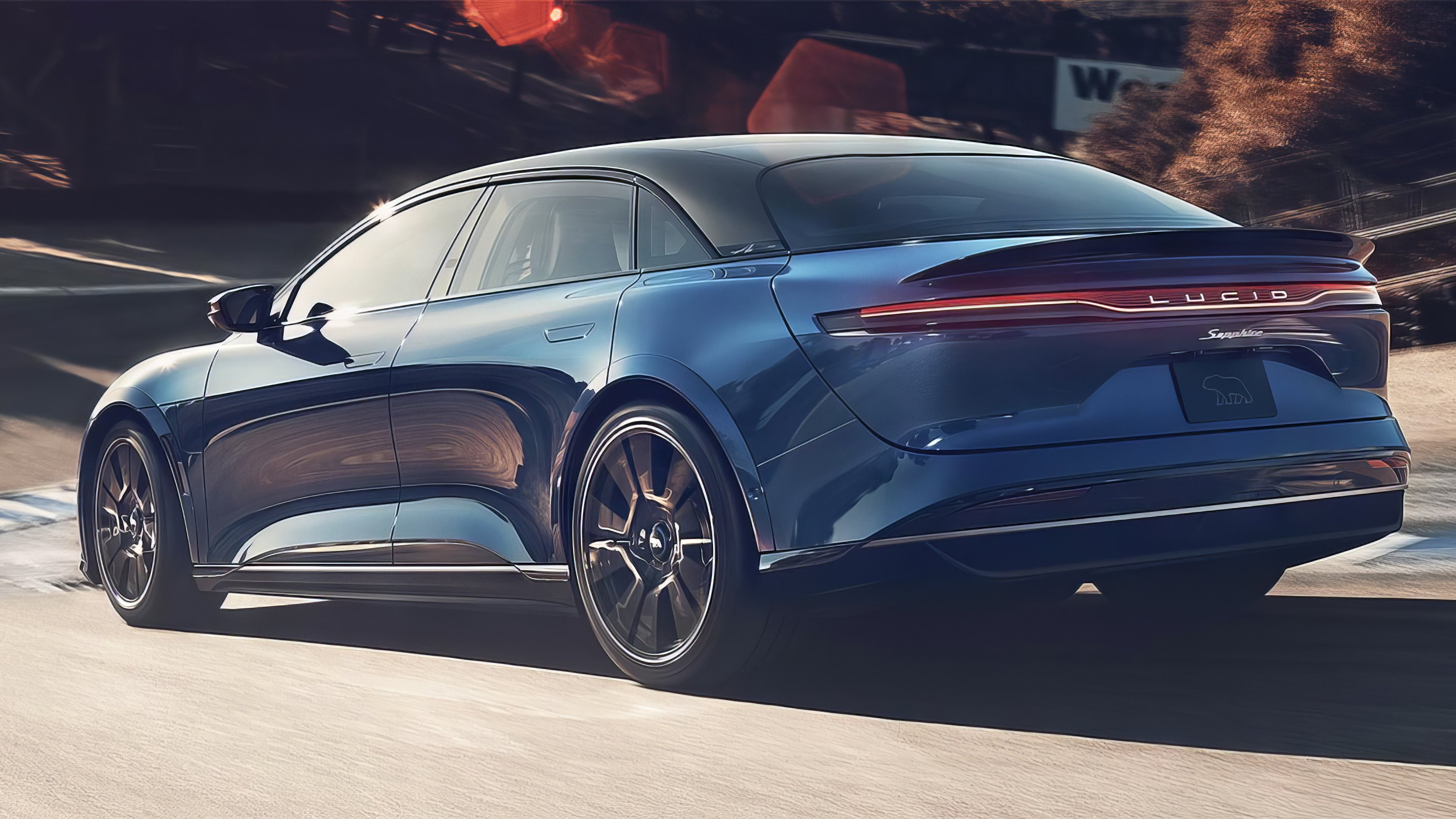 Lucid Air Sapphire rear view
